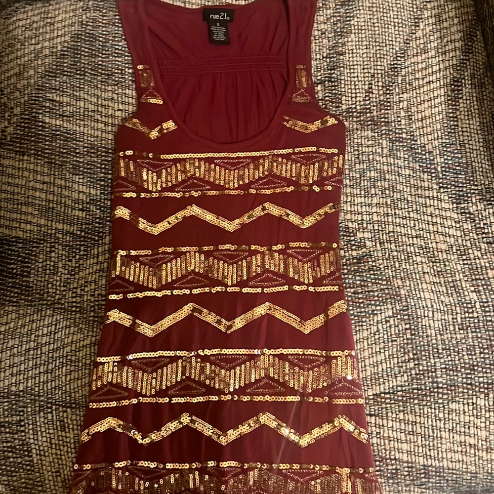 Rue 21 sequined tank